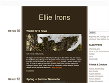 Tablet Screenshot of blog.ellieirons.com